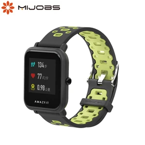 Ремешок для Amazfit GTSGTS 2Bip SBip LiteGTR 42 силиконовый браслет 20 мм для Huami Amazfit Смарт-часы браслет Correa