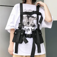 tactical vest 2019 fashion streetwear bag for men hip hop chest rig bag adjustable multiple pockets canvas mens vest chest bags