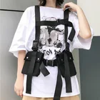 Жилет тактический Мужской, нагрудная сумка в стиле хип-хоп, регулируемый нагрудный жилет с несколькими карманами, модная уличная одежда, 2019