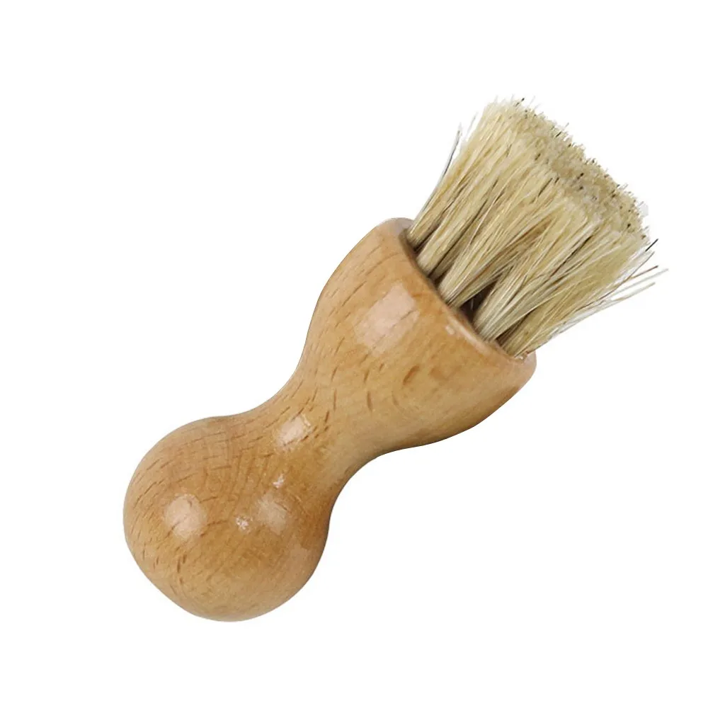 1 шт. мини щётка для обуви с деревянной ручкой|Чистящие щетки| |