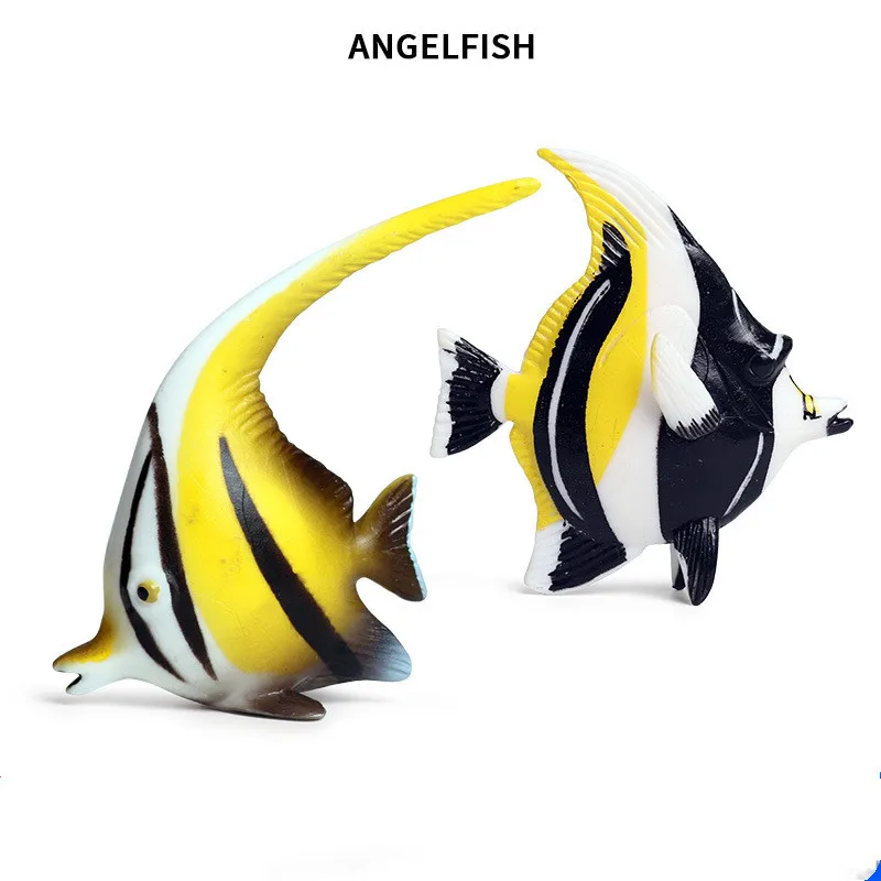 Структура sealife Морская жизнь животные angelfish модель глубоководные создания