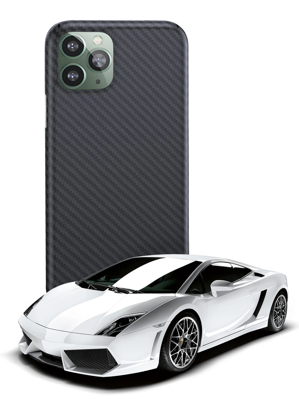 Чехол для телефона из углеродного волокна iPhone 11 Pro Max Модный высококачественный