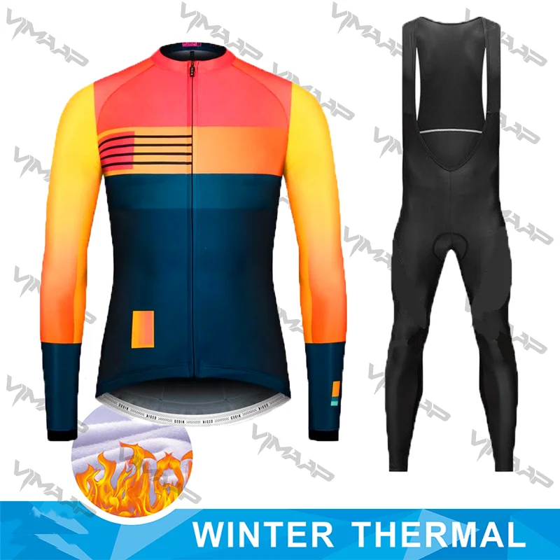 Gobiking зимняя велосипедная одежда с длинным рукавом Джерси NW Мужская Pro Team теплая
