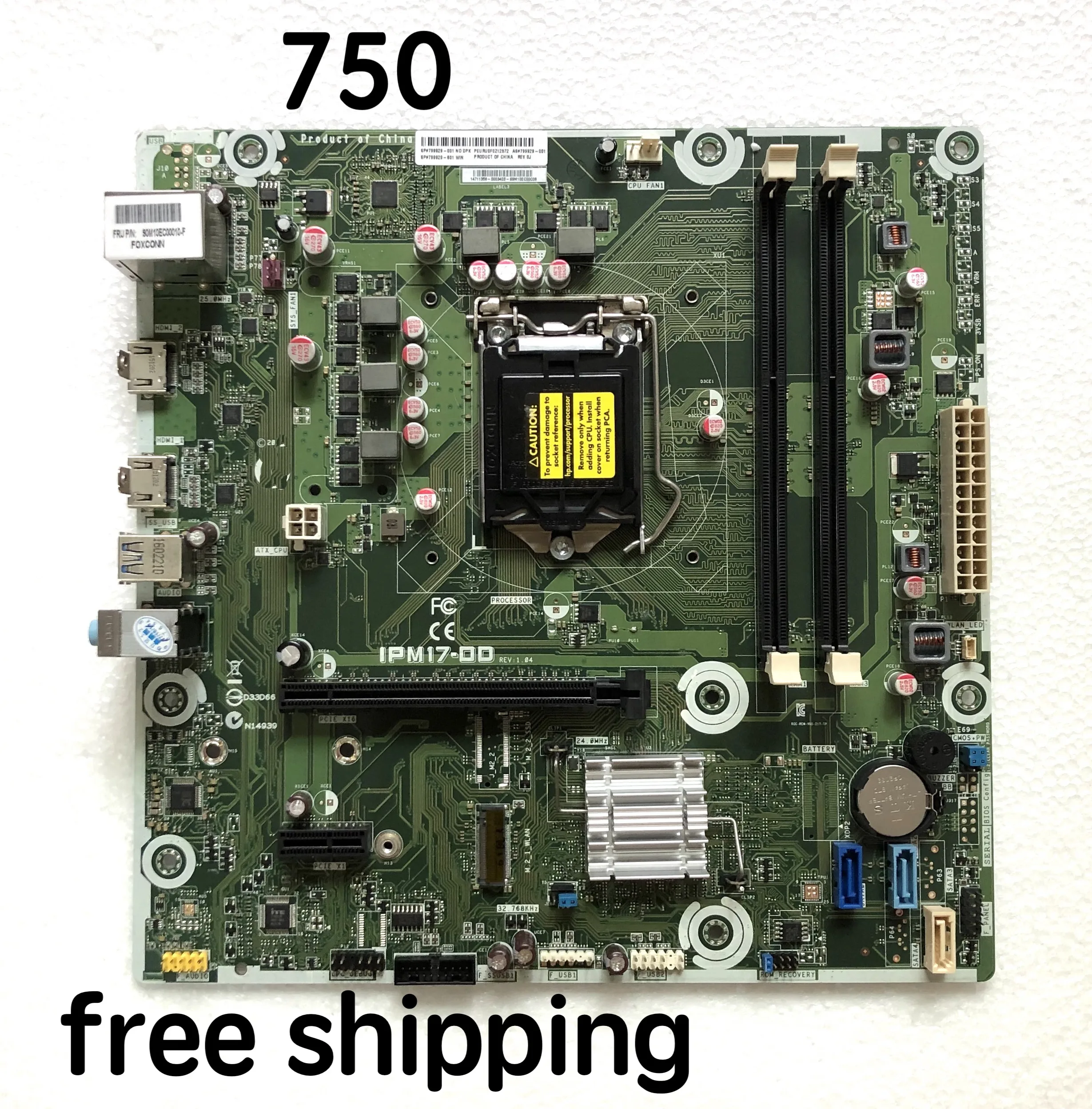Материнская плата 799929-001 для HP Envy 750 материнская настольного компьютера модель REV: