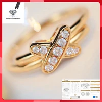 moissanite ring high quality 100 s925 pure classic silver wedding anniversary d color vvs1 letter ring woman jewelry