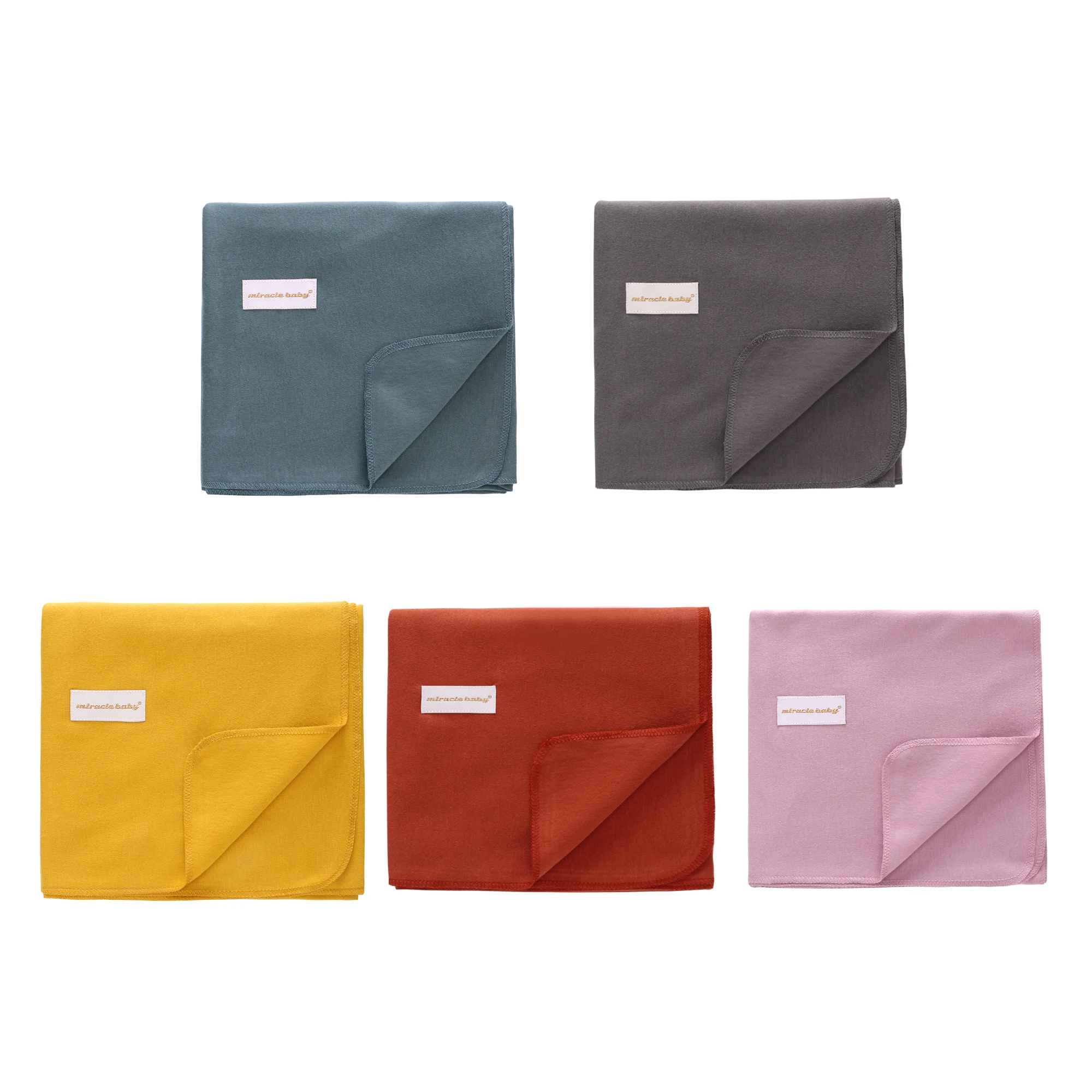 Комплект из 2 предметов одеяло для новорожденного 0 6 месяцев + шапка 100% хлопок