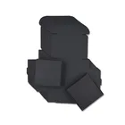 Картонная бумага, 50 шт., 29 размеров, черная Подарочная коробка, маленькая картонная бумажная упаковка, коробка для драгоценностей, картонная коробка для рукоделия, Подарочная коробка для упаковки мыла