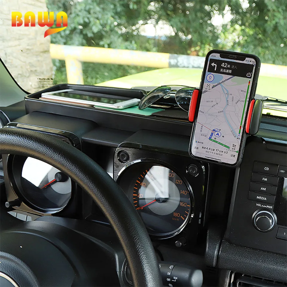 bawa multifunction center console phone ipad holder removable support storage box accessories for suzuki jimny 2019 2020 free global shipping