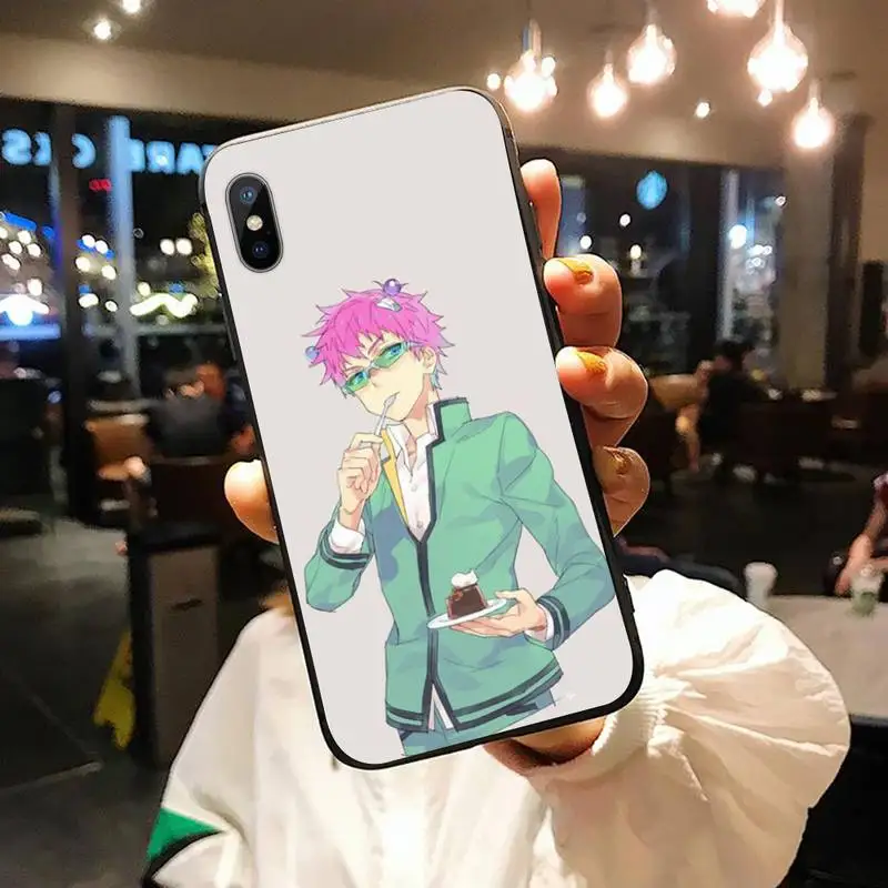 

Saiki Kusuo no Psi Nan anime high quality Phone Case shell for iPhone 11 12 pro XS MAX 8 7 6 6S Plus X 5S SE 2020 XR