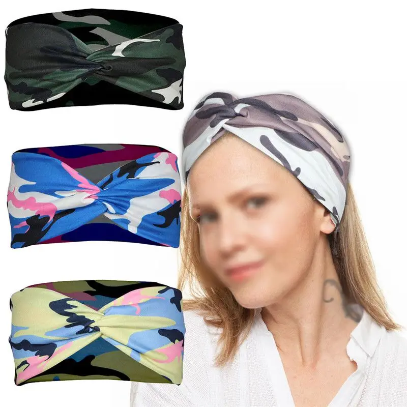 

Sports Head Band Women Stretch Hairband Headband Sweatband Men Yoga Gym Running