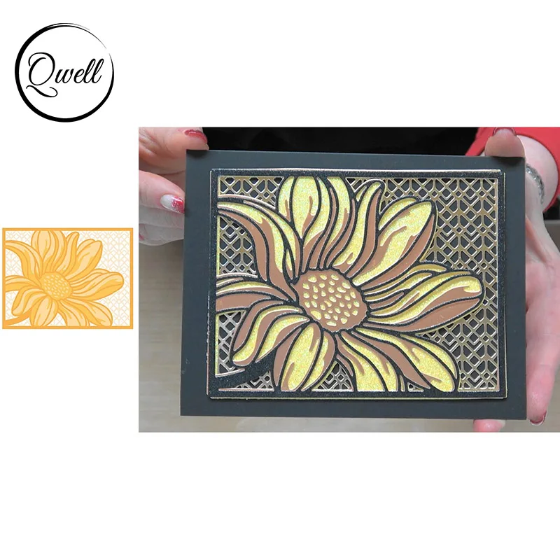 

QWELL Flower Metal Cutting Dies for Scrapbooking and Card Making Paper Embossing Craft New 2020 die cuts
