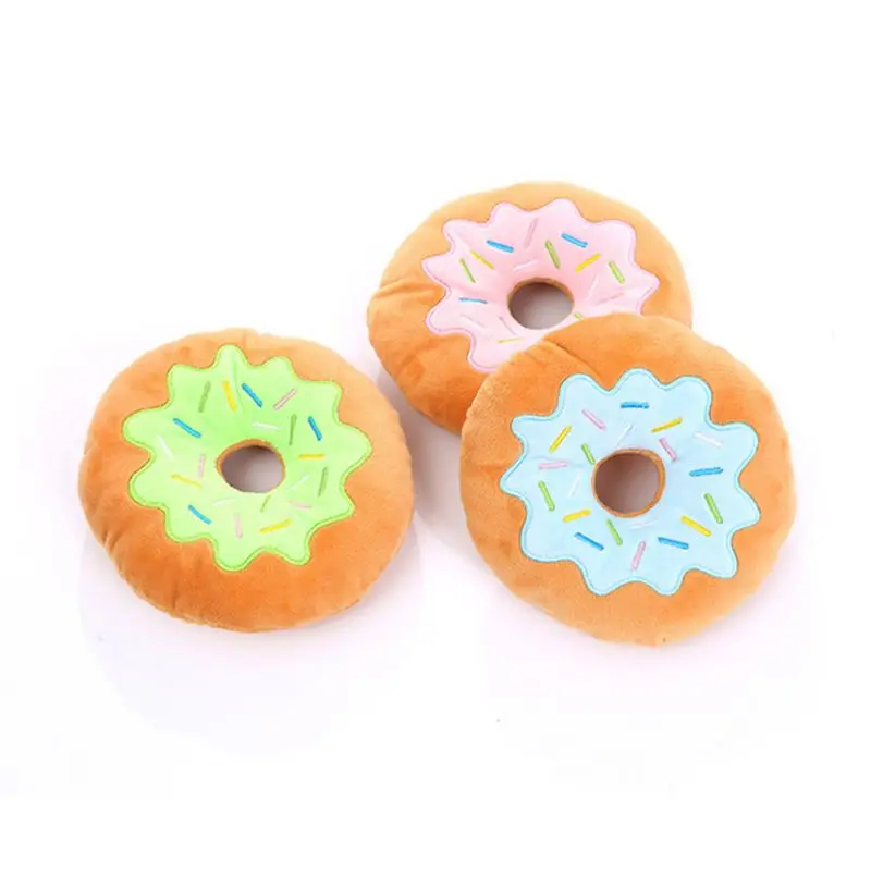 Плюшевый мягкий пончик Пончик еда задняя подушка седло набор плюшевых игрушек