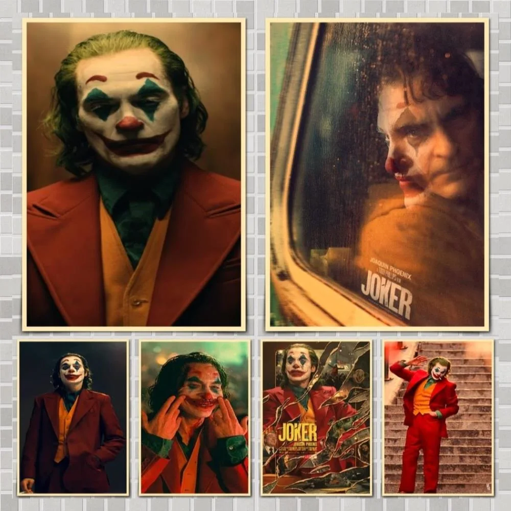 

Joker (2019) Movie Poster Wall Stickers For Home Room Bar Decor Art