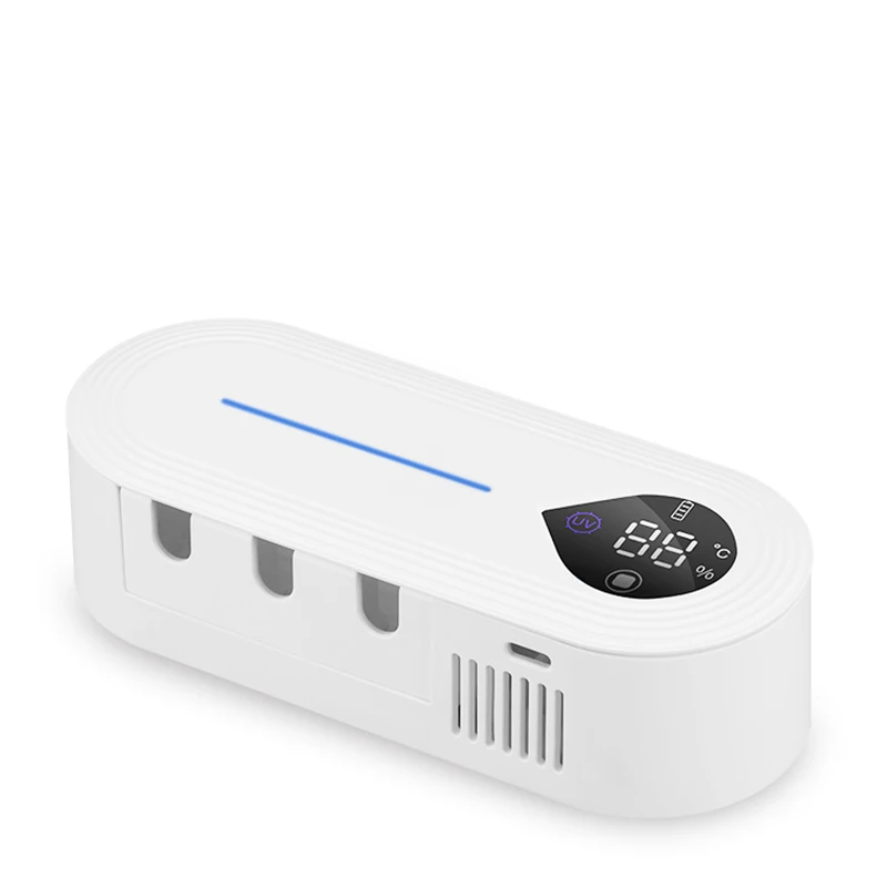 

Bathroom Intelligent UVC Light Toothbrush Sterilizer Holder Smart UV Lamp Tooth Brush Disinfection Air Dryer