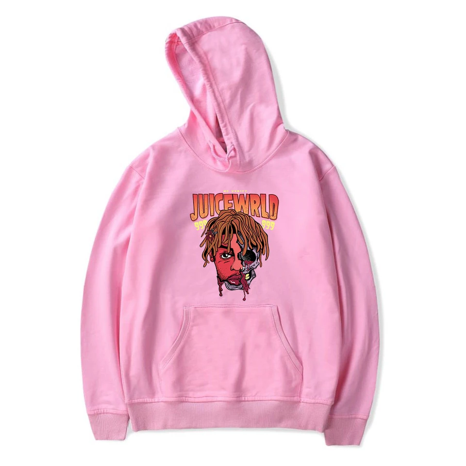 

2019 Juice Wrld white Hoodie Casual Design Sweatshirt Autumn pullover Juice Wrld Hoodies Sweatshirts Boys/Girls Harajuku Cute