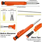 Твердый Плотницкий Карандаш Набор со встроенной точилкой с глубоким отверстием механический карандаш маркер маркировочный инструмент