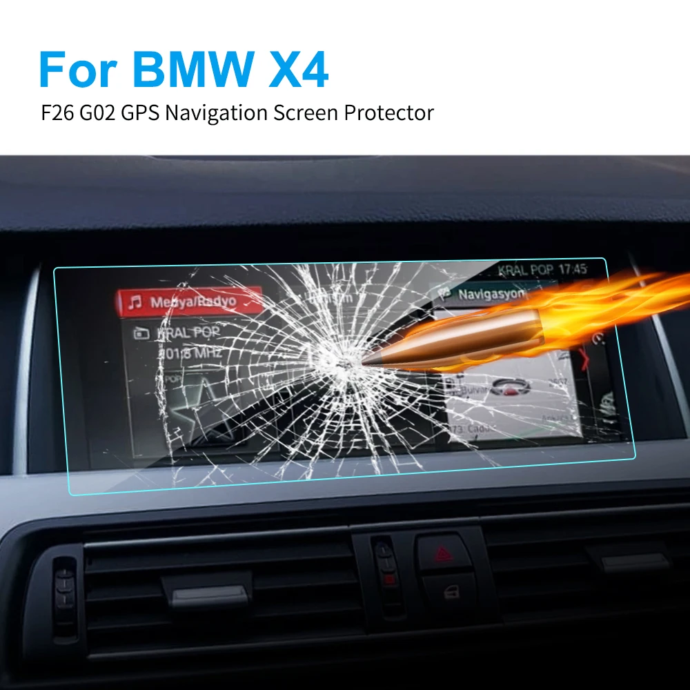 10 25 дюймов для BMW F26 G02 X4 Автомобильный GPS навигатор защита экрана HD прозрачный
