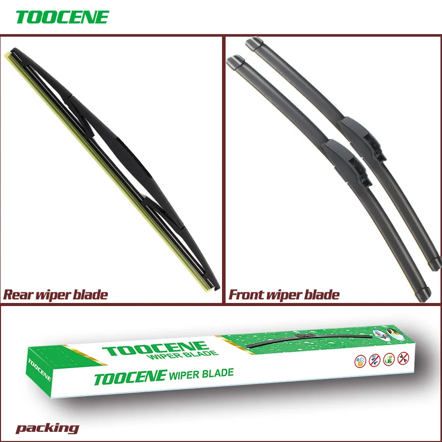 

Front and Rear Wiper Blades For Honda Accord 2003-2008 pair 26+16+12 Auto Windscreen Windshield Wipers Car Styling