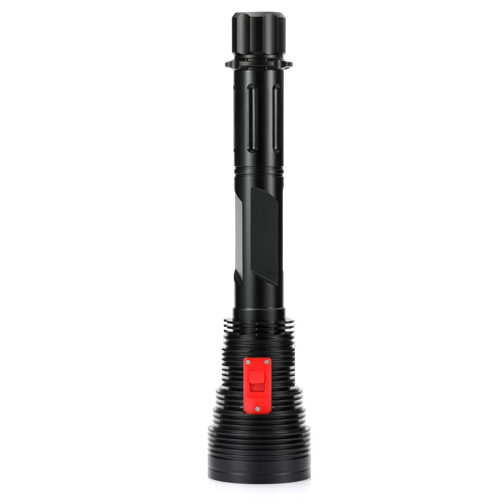 Kaufen Neue Leistungsstarke 4 X XHP70.2 Hohe Lumen LED Tauchen Taschenlampe Unterwasser Dive Taschenlampe 200M Wasserdichte Taktische Tauch Lichter