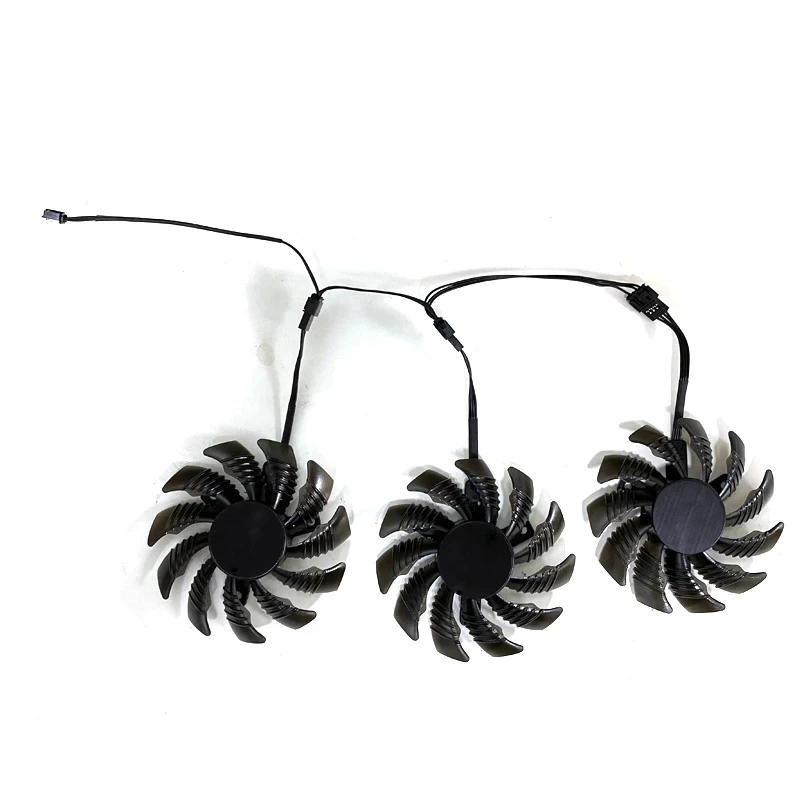 

Pack of 3 pieces of 75 mm PLD08010S12HH T128010SU DC 12V 0.35A GPU cooler for GIGABYTE RX5700 6700XT GTX1080 1080ti 1070ti 1060