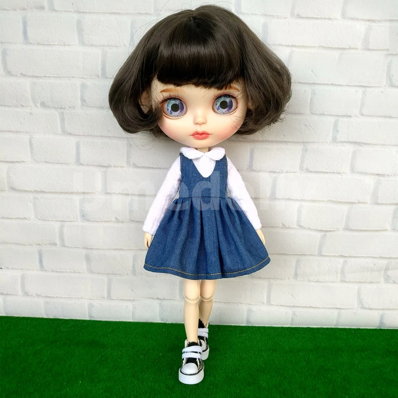 1 шт. милое студенческое платье для Барби OB24 Obitsu 27 Blyth 1/6 BJD кукла одежда аксессуары