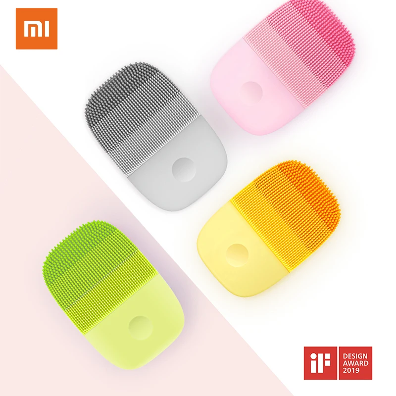 Xiaomi inFace электрическая глубокая Чистящая Щетка массажная Соник для мытья лица IPX7 водостойкое Силиконовое очищающее средство для лица Уход за кожей