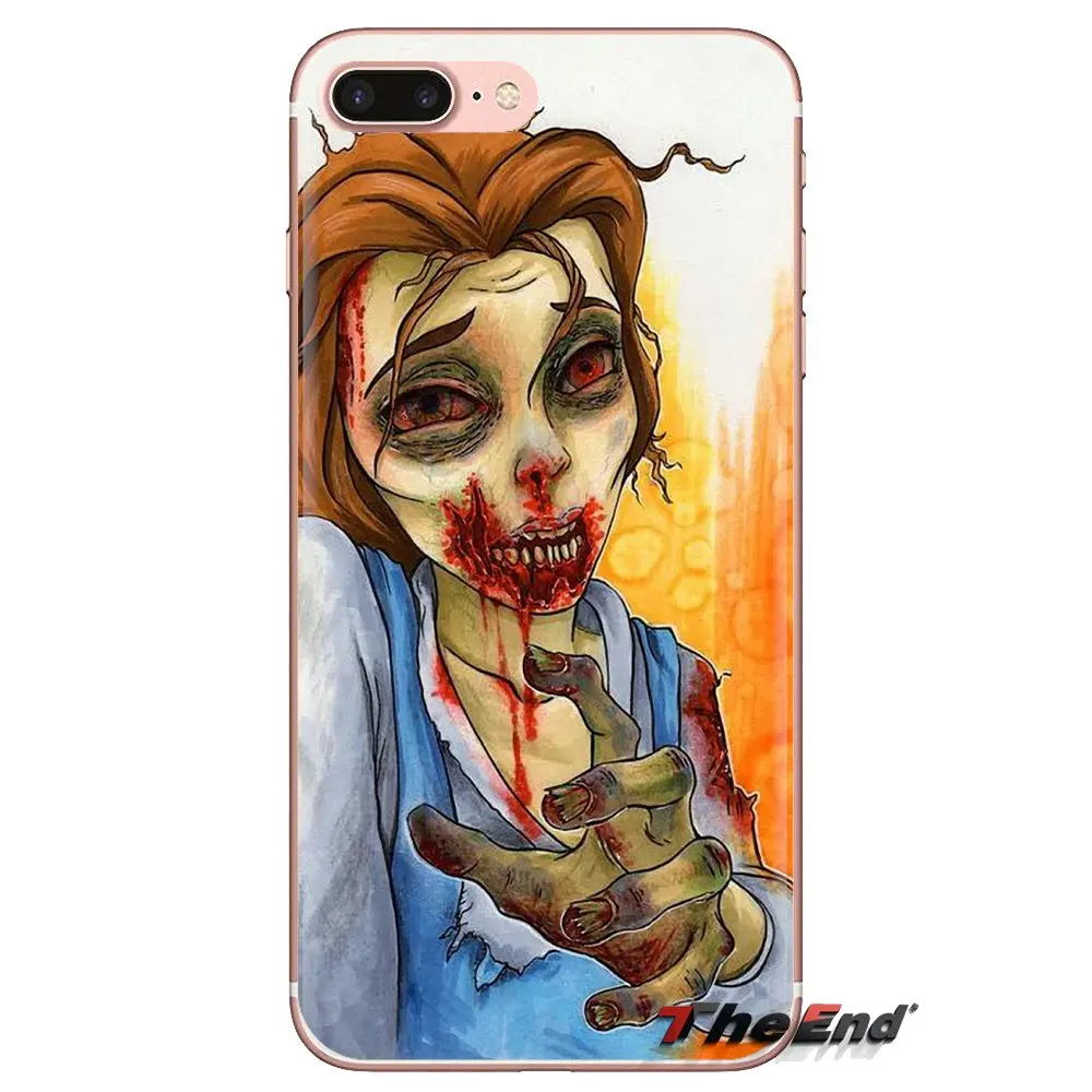 For Samsung Galaxy J1 J2 J3 J4 J5 J6 J7 J8 Plus 2018 Prime 2015 2016 2017 Tattoo Princess Zombies Art Transparent TPU Case Cover |