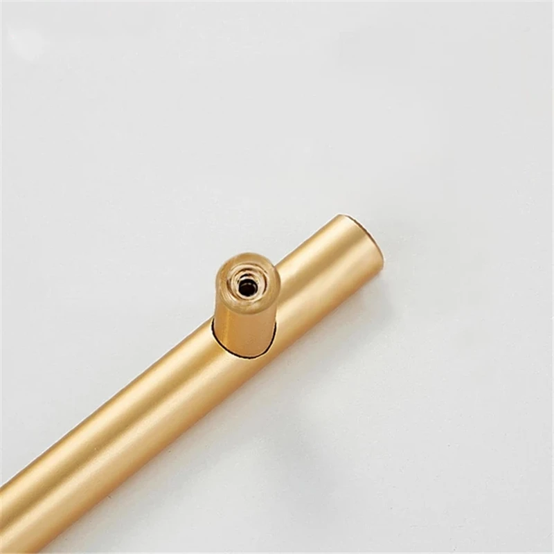 2 шт. матовый черного и золотого цвета прямые шкаф ручки Нержавеющая сталь Кухня