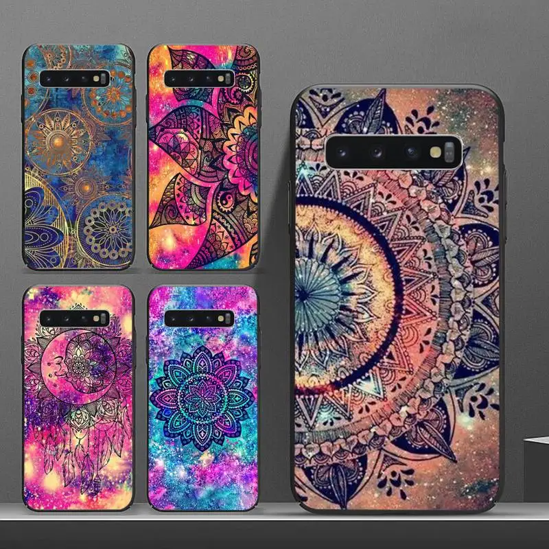 

Mandala flower Phone Case For Samsung galaxy S 8 9 10 20 21 30 A 30 50 51 70 note 10 plus Ultra 5g