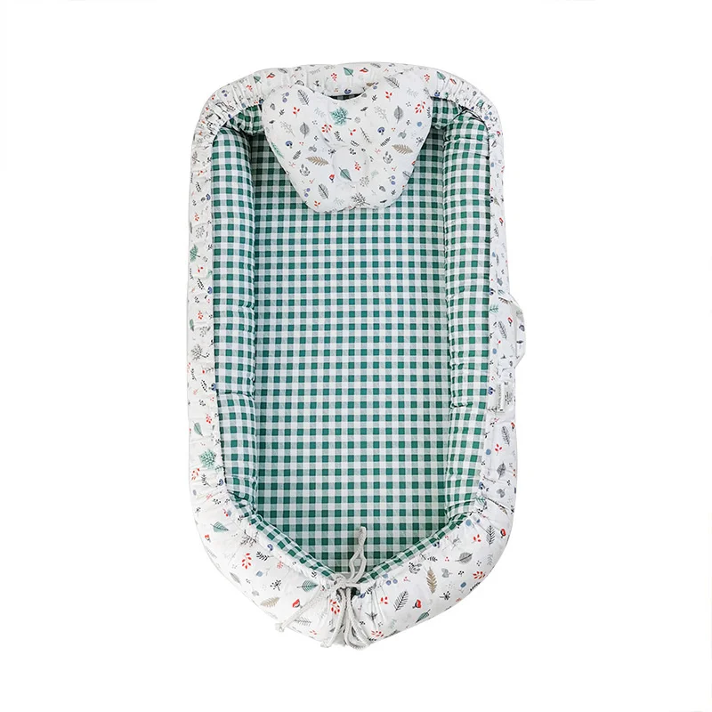 

Portable Baby Bionic Bed Cotton Cradle Baby Bassinet Bumper Folding Sleep Nest for Toddler Newborn Play Mat Travel Cotton Bed