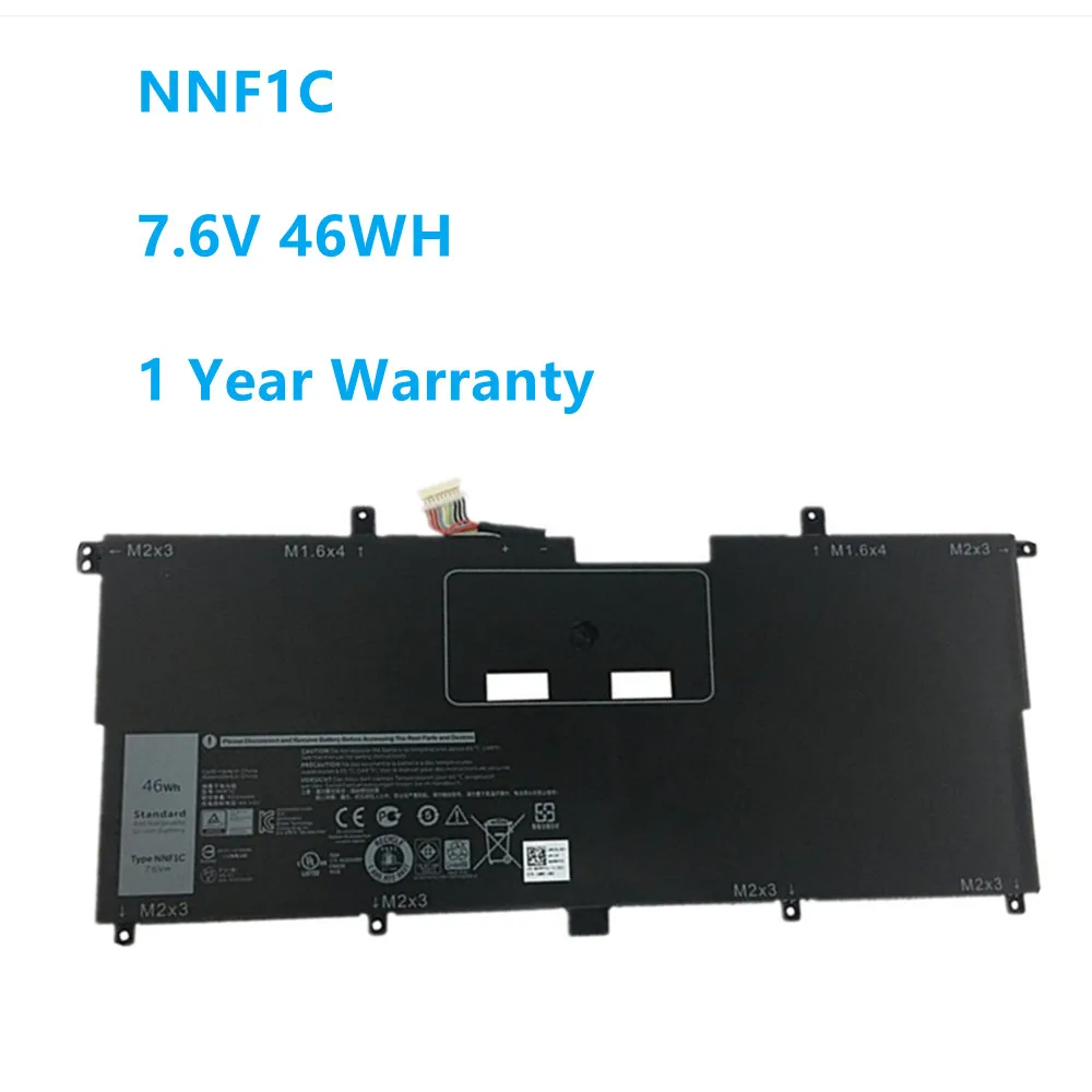 Bateria do Portátil Nnf1c para Dell Nova Series Xps13-9365-d1605ts D1805ts Hmpfh N003x9365-d1516fcn 7.6v 46wh Xps 13 9365