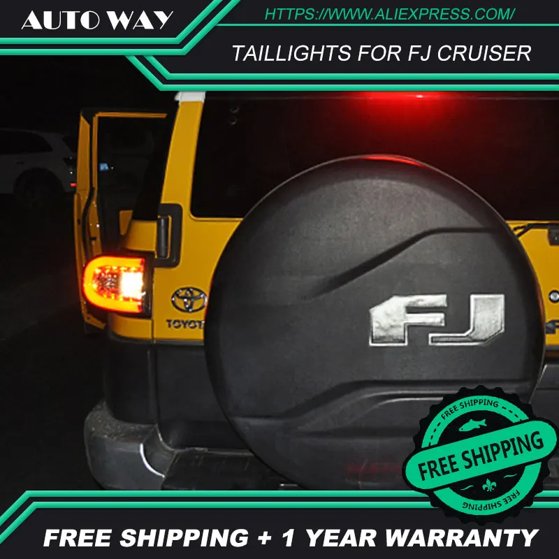 Автомобильный Стайлинг задние фонари для Toyota Fj Cruiser 2007-2014 светодиодный фонарь