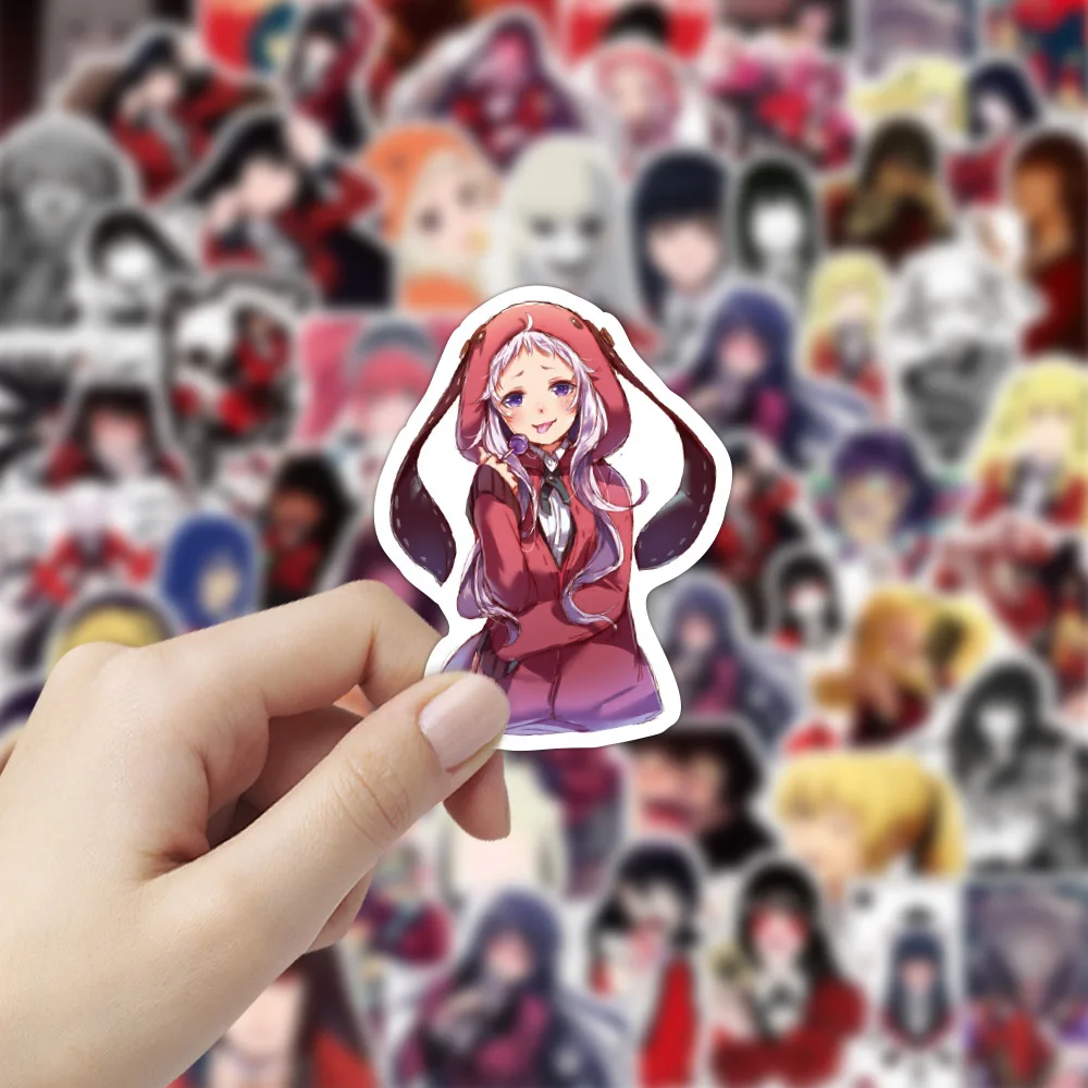 10/30/50 шт. азартные игры серии юаней Kakegurui граффити наклейка водяной чашки багажник