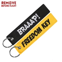 2pcs freedom key ring for cars motorcycles racing key chain launch cool skull braap keychain fashion aviation keychain gifts