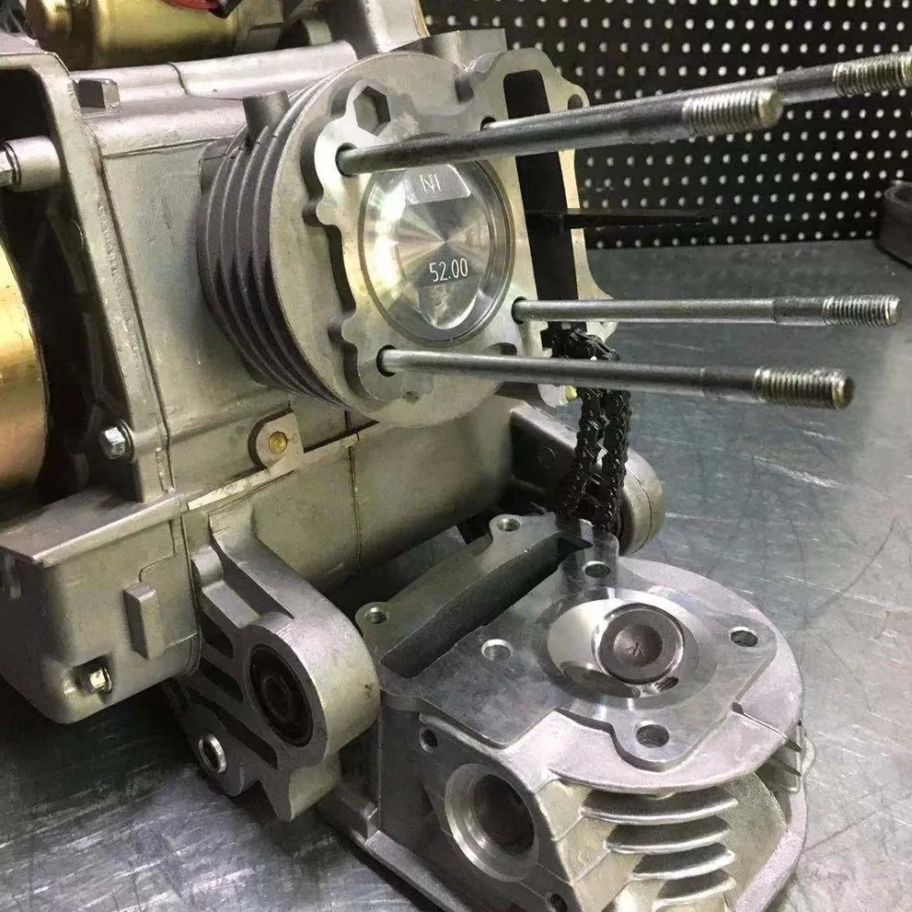 Двигатель qmb 157 200 cc полный комплект для китайского скутера водяное охлаждение распредвал A8 расточен блок под цилиндр с поршнем 63 мм