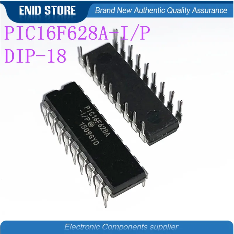 10 шт./лот PIC16F628A I/P PIC16F628 16F628A DIP 18|Интегральные схемы| |