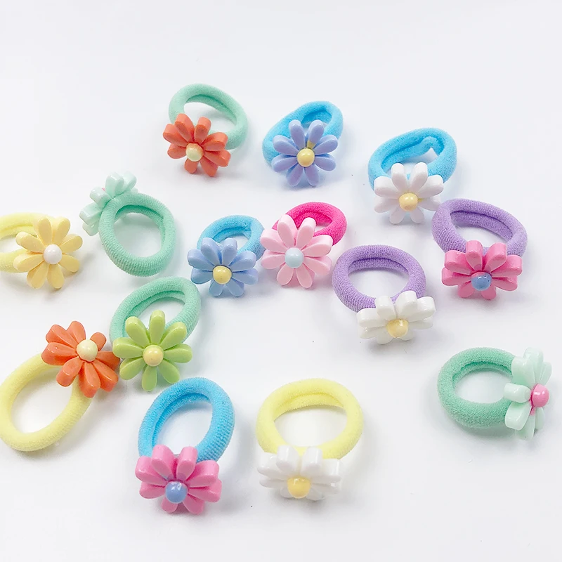 newborn socks for babies 10pcs/bag 2cm Bow Girls Scrunchie Elastic Hair Bands Kids Baby Rubber Headband Decorations Ties Gum For Mini Hair Accessories cool baby accessories