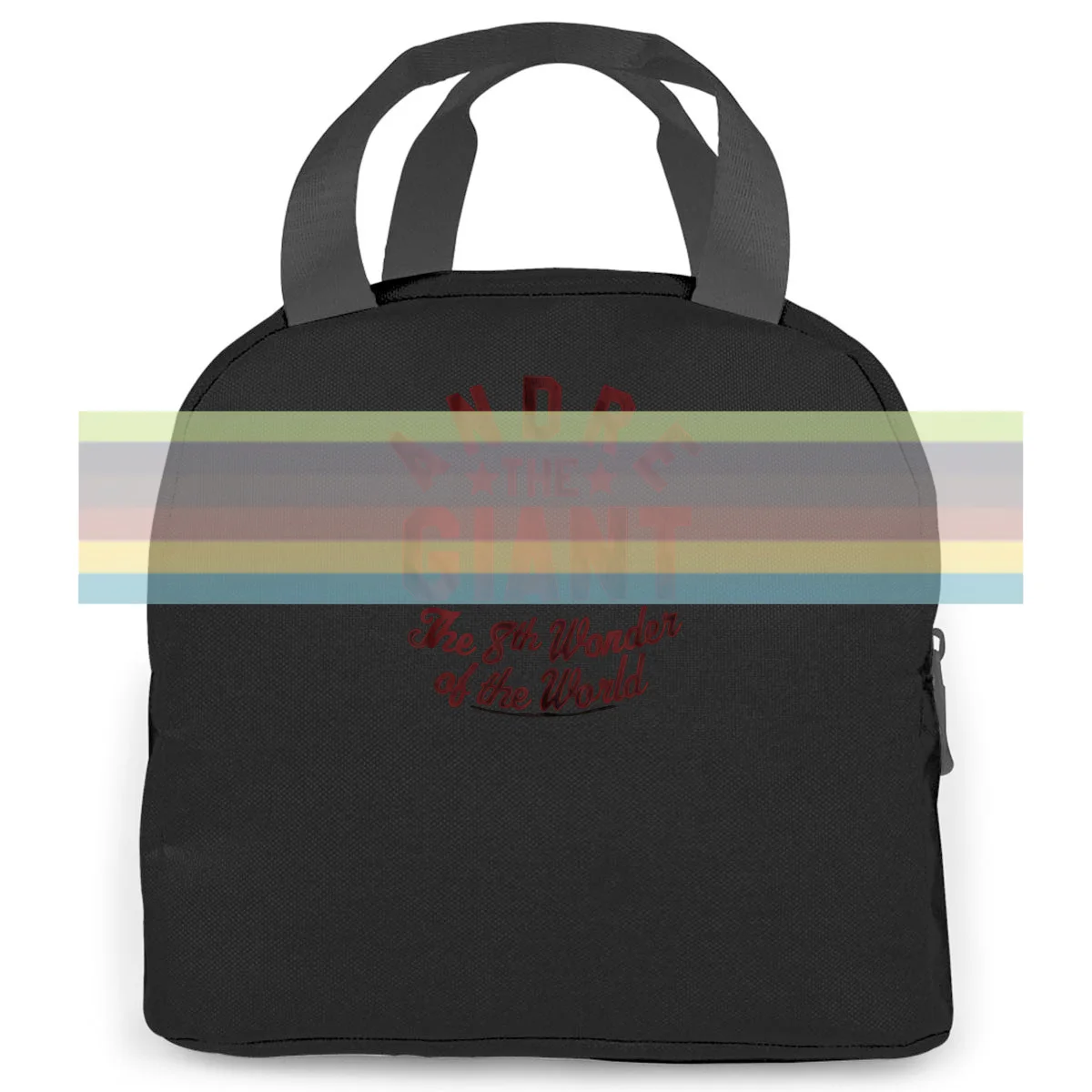 

ANDRE THE GIANT - ANDRE BLACK adult New Brand Printed women men Portable insulated lunch bag adult