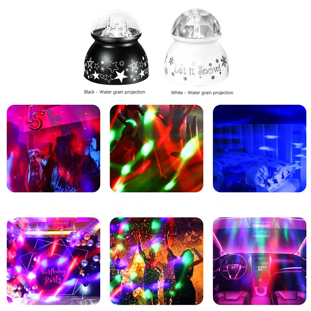 LED Звездная ночь вращающийся Ночник светильник Звездное небо Проектор USB детская