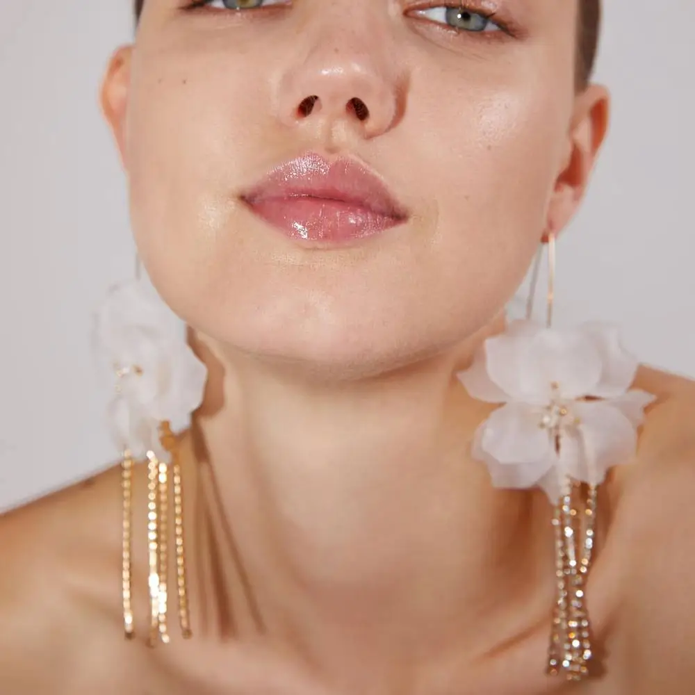 Girlgo ZA, винтажные модные висячие серьги в виде цветка для женщин, трендовые Свадебные украшения ручной работы, подарки для девочек - Окраска металла: 20