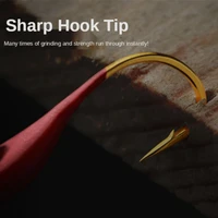 45 degrees angle through the heart of the hook sharp hook tip ocean lake hook luya hook easy to use fishing gear