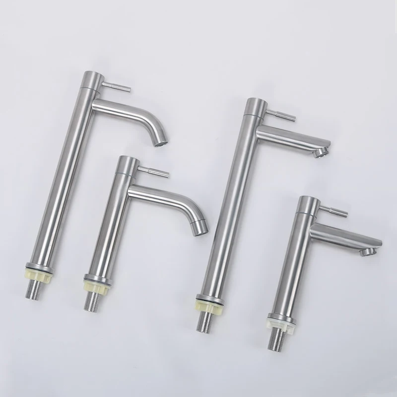 Нержавеющая сталь одинарный кран холодной воды быстро открыть Тип Ванная