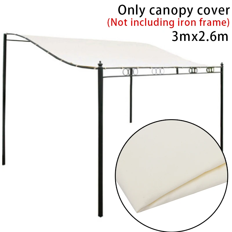 

300D Canvas Waterproof Tent Canopy Top Roof Sun Shelter Cloth Outdoor Cover XKW