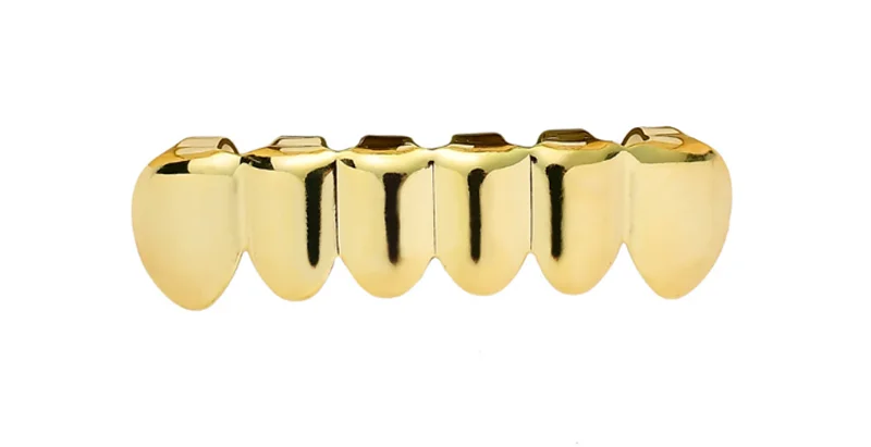 В стиле хип-хоп декоративные Зубные коронки верхней и нижней грили зубные