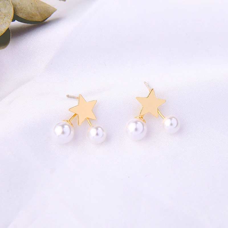 Распродажа индийские ювелирные изделия жемчуг Висячие серьги Золотой Цвет