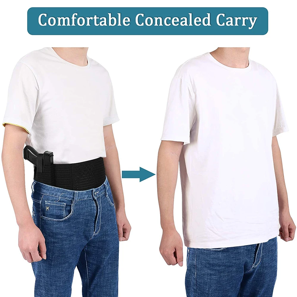 Тактическая кобура для пистолета скрытого дышащий эластичный невидимый пояс