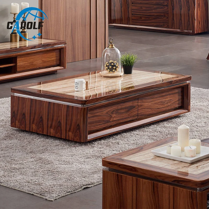Новое поступление современный деревянный ТВ Стол для гостиной мраморная