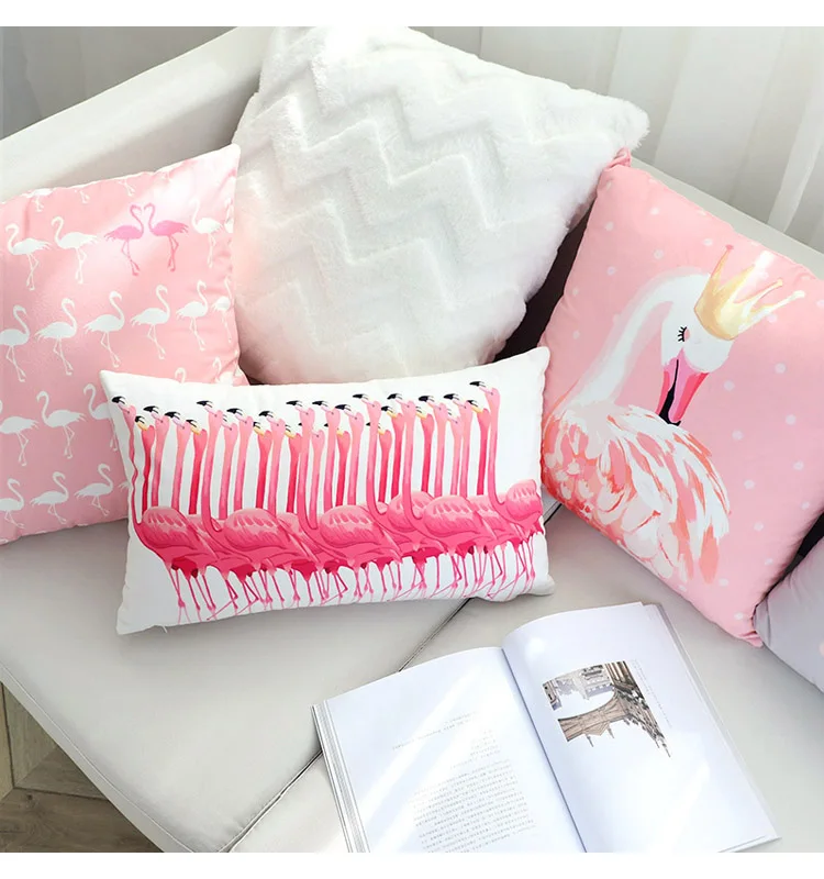 45x45 см современное искусственное покрытие для дивана розовая блестящая