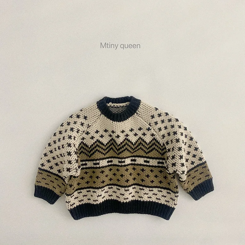 

Sweater O-neck Collar Full Sleeve Solid Pullover Cotton New Fashion Warm Cute Simple Comfortable Winter Autumn Kids Unisex