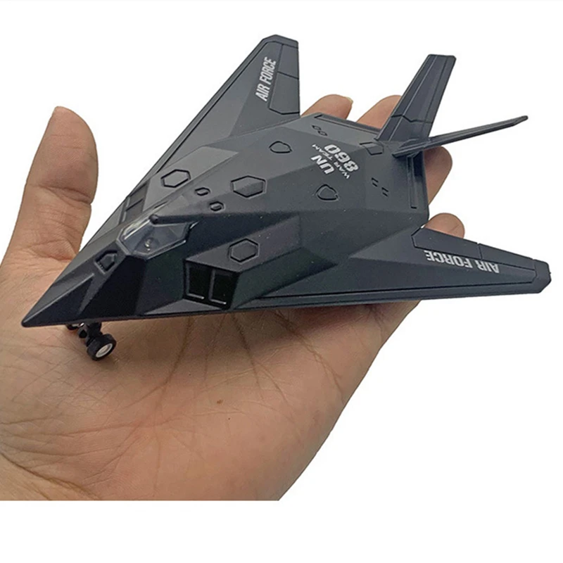 Военная Модель игрушки F117 невидимый боец Nighthawk Литые металлические модельные для